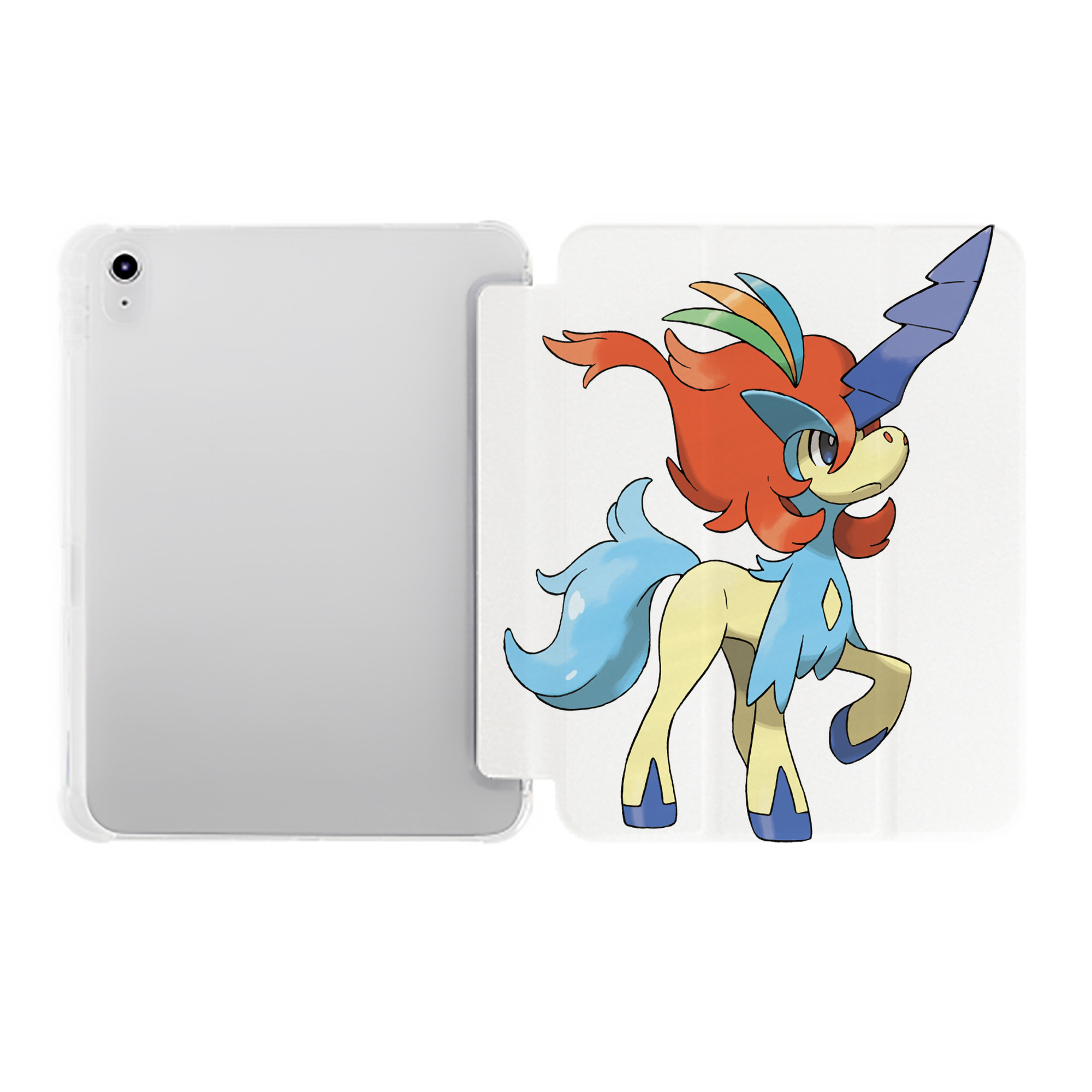（画像用） ポケットモンスター Pokémon IPad ケース ペン収納付き 三つ折りスタンド PUレザー×シリコン 対応機種9.5/10.5/10.9インチ